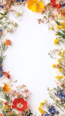 flower wedding menu template