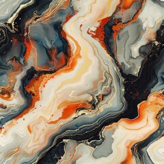 Abstract Swirling Marble Texture