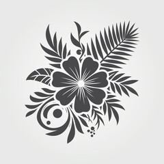  flower and leaves background collection