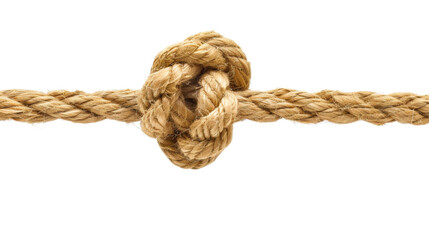 Isolated line rope knot PNG on transparent background