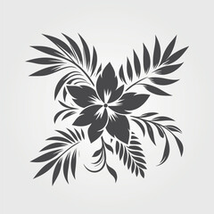  flower and leaves background collection