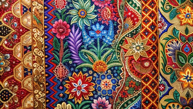 Traditional Malay fabric known as Batik