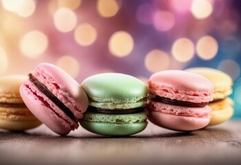 Obraz premium Colorful Macarons
