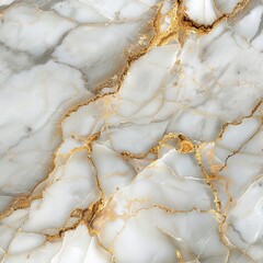 White and Gold Marble Texture