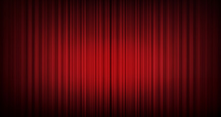 Modern Red Curtain Background