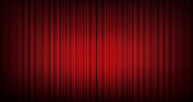 Modern Red Curtain Background