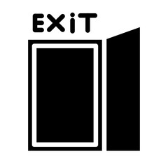 Election Exit Poll Vector Glyph Icon Design