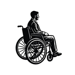 Disablement Person Silhouettes

