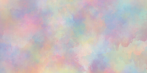 Old watercolor paper grunge texture background, Colorful painting background on paper with colorful stains, Illustrated colorful art banner for background and design and cover.