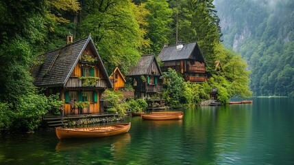 Obraz premium A peaceful and tranquil haven at the heart of Europe