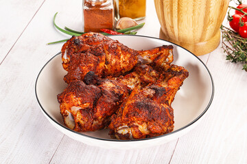 Indian tandoori turkey shoulder wing
