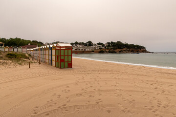 Paysages de Platja de Aro sur la Costa Brava en Espagne