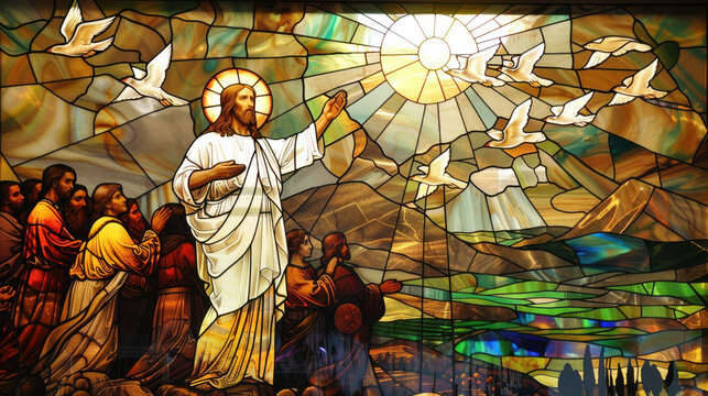 Stained Glass Christ Images – Browse 56,518 Stock Photos, Vectors, and Video | Adobe Stock