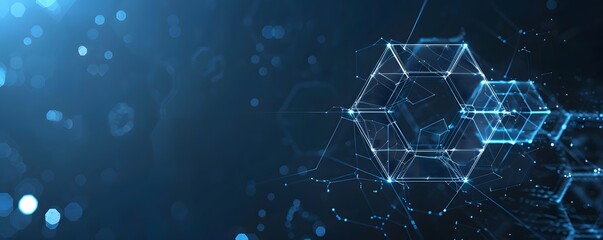 hexagon technology background