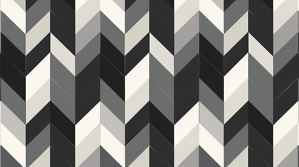 A minimalist arrow pattern in shades of gray 