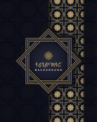 Greeting card islamic background