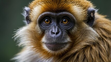 Obraz premium A monkey enjoying a leisurely afternoon in the treetops