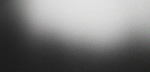 black and white gradient background design with noise texture effect, for art product design and social media, Banner poster header design.