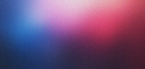 red and blue colour gradient background design with noise texture effect, for art product design and social media, Banner poster header design.