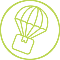 Parachute Icon Design