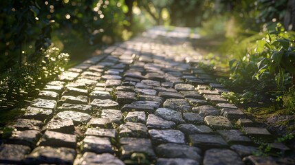 stone path in the park