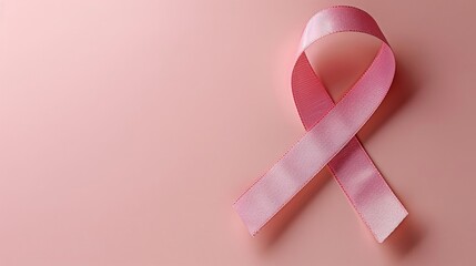 pink ribbon hope and cancer awareness
