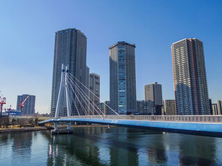 Fototapeta premium 【東京都】江東区・辰巳桜橋