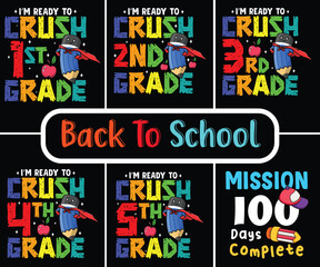 Fototapeta premium Back to School SVG Bundle, Back to School SVG Bundle, School SVG, School Quotes SVG, School Shirt SVG, Teacher Shirt SVG