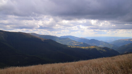 panorama of the mountains