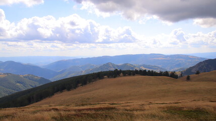 panorama of the mountains