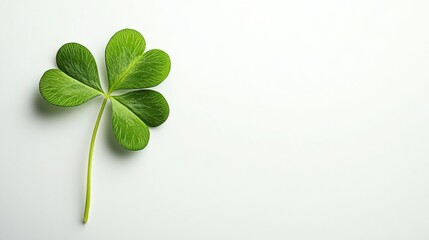A shamrock on a white background