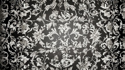 abstract vintage patterns wallpaper with shades of whi background
