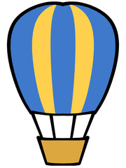 かわいい気球のイラスト素材