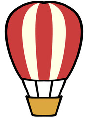 かわいい気球のイラスト素材