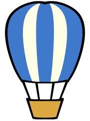 かわいい気球のイラスト素材