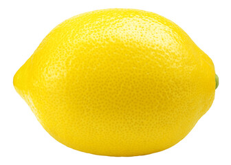 Lemon whole isolated on white background, full depth of field