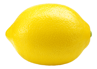 Lemon whole isolated on white background, full depth of field