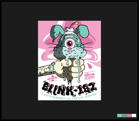 Illustration vector graphic of lettering, perfect for t-shirts design, clothing, hoodies, etc.