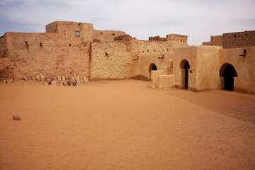 The mosque of Chinguetti in the Adrar region (Mauritania). Chinguetti is considered to be the seventh city of Islam.