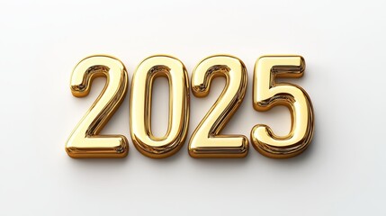 The year is 2025 and it is written in gold