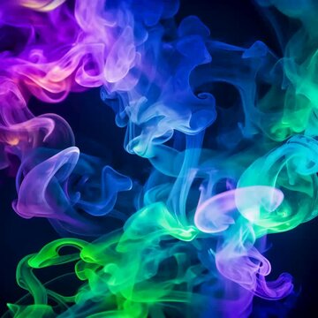 Colorful Smoke Background Abstract Colorful Swirls and Cloudy Patterns,Web disign banner