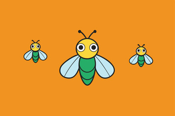 Obraz premium bee and flower