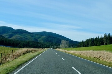 Fairlie, Canterbury, New Zealand, Road trip from Lake Tekapo to Christchurch, South Island	
