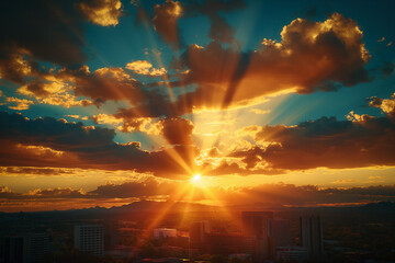 Fototapeta premium Phoenix Arizona sunset