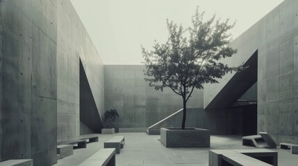 Futuristic Cityscape with Illuminated Skyscrapers