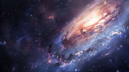 Swirling Galaxies in Cosmic Space