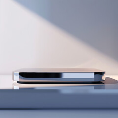 Beautiful Of 3d Realistic Of Empty podium mockup stage realistic for Product Showcase