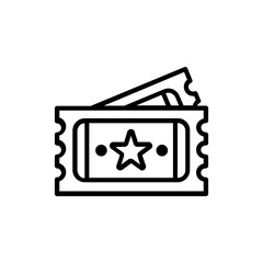 ticket icon design