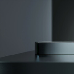 Beautiful Of 3d Realistic Of Empty podium mockup stage realistic for Product Showcase