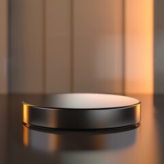 Beautiful Of 3d Realistic Of Empty podium mockup stage realistic for Product Showcase